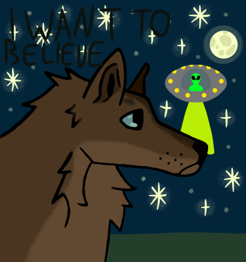 I Drew One Of My Fictionkintypes As A Wolf ^^