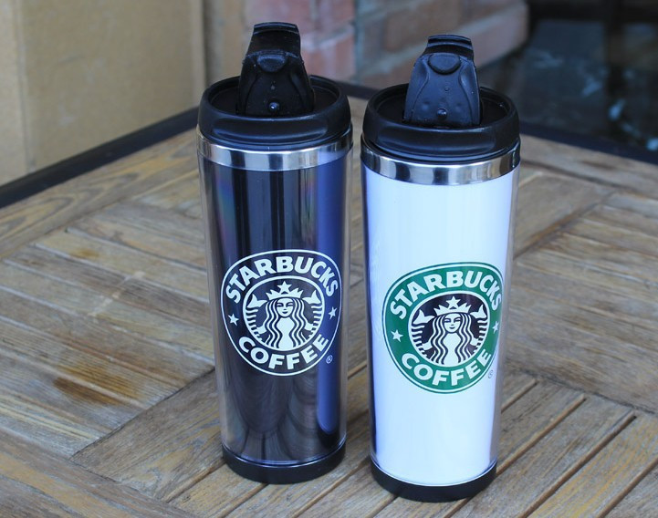 Stainless steel travel mugs