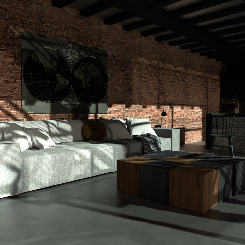 simpledesigner:[SD] *Exclusive* Industrial Loft * Blender Scene (Not in Game) * Eevee and Cycles *