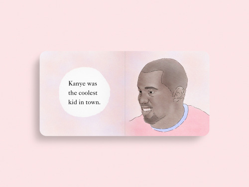 welovekanyewest:  Kanye West’s Bound 2gether child story book.