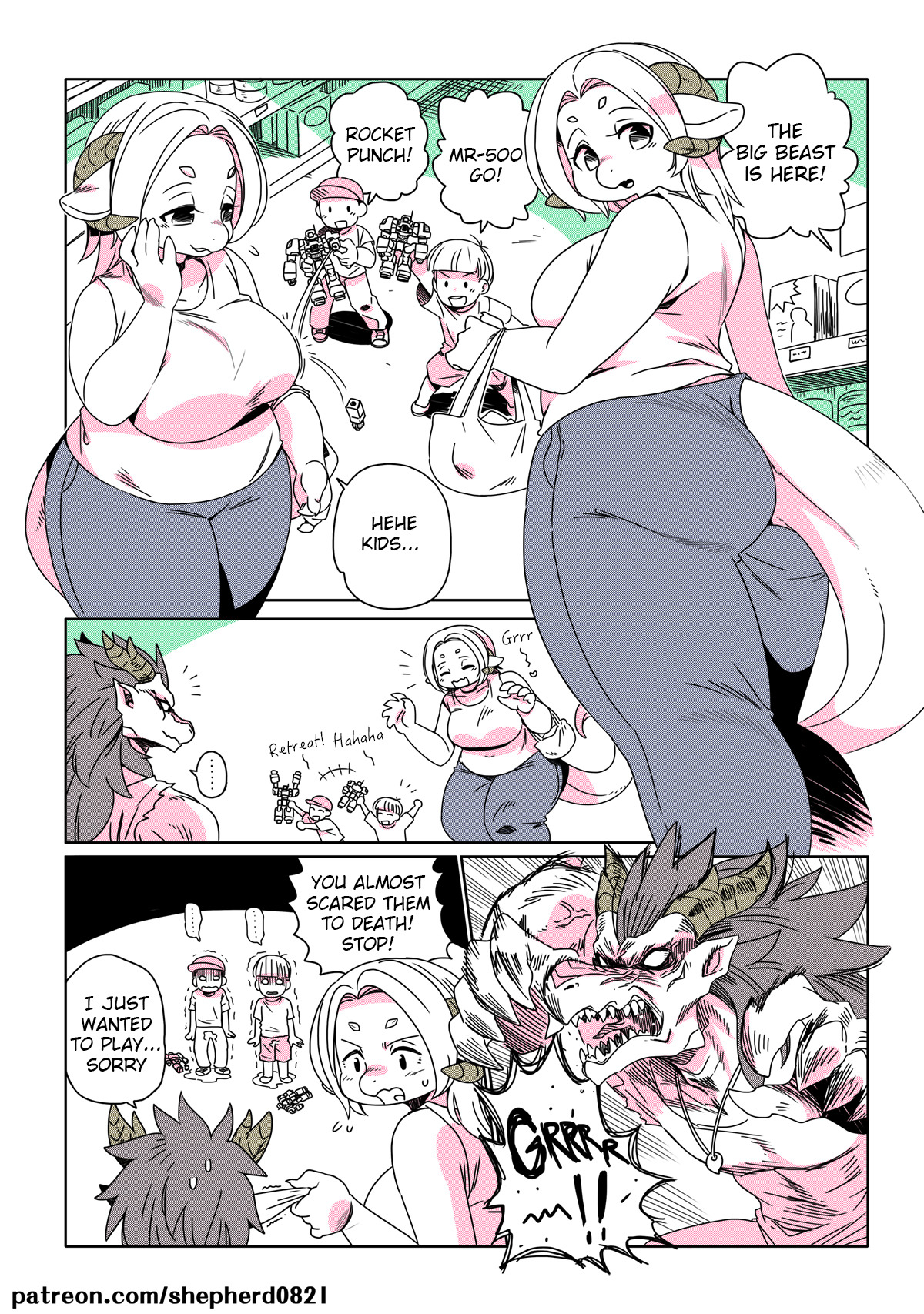  Modern MoGal # 061 - Dragon is coming  ! ⚠️The actual MR-500 has no rocket punch