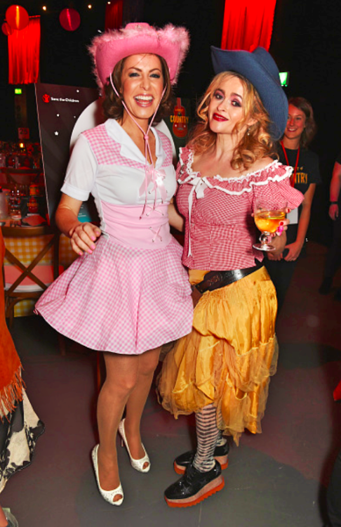 Helena Bonham Carter & Natasha Kaplinsky at the ‘Save the Children’ event at The Roundhouse in L