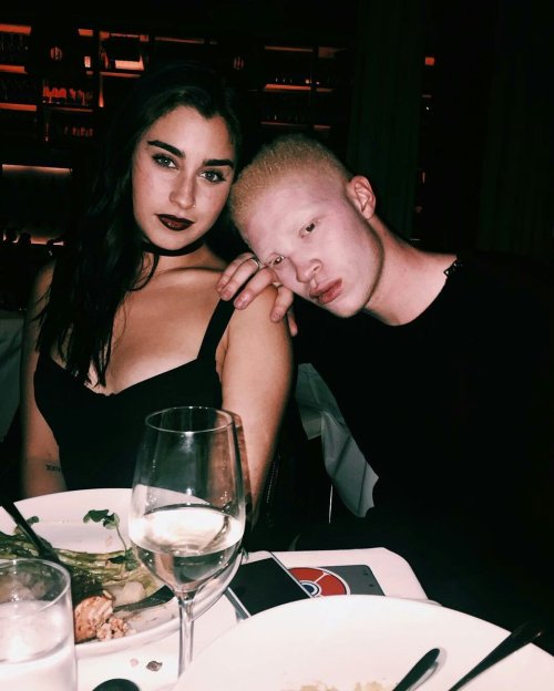 Lauren with Shaun Ross last night (via shaundross on IG)