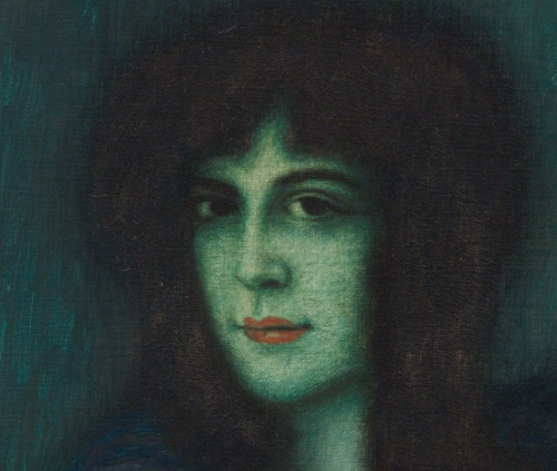 Detail from Die Sünde (The Sin) by Franz von Stuck (1893)