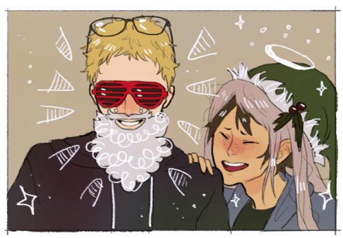 yankasmiles:feeling festive in the photo booth~ happy holidays!