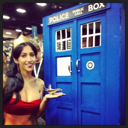 I Wished For A Tardis.  (At San Diego Comic-Con International 2013)