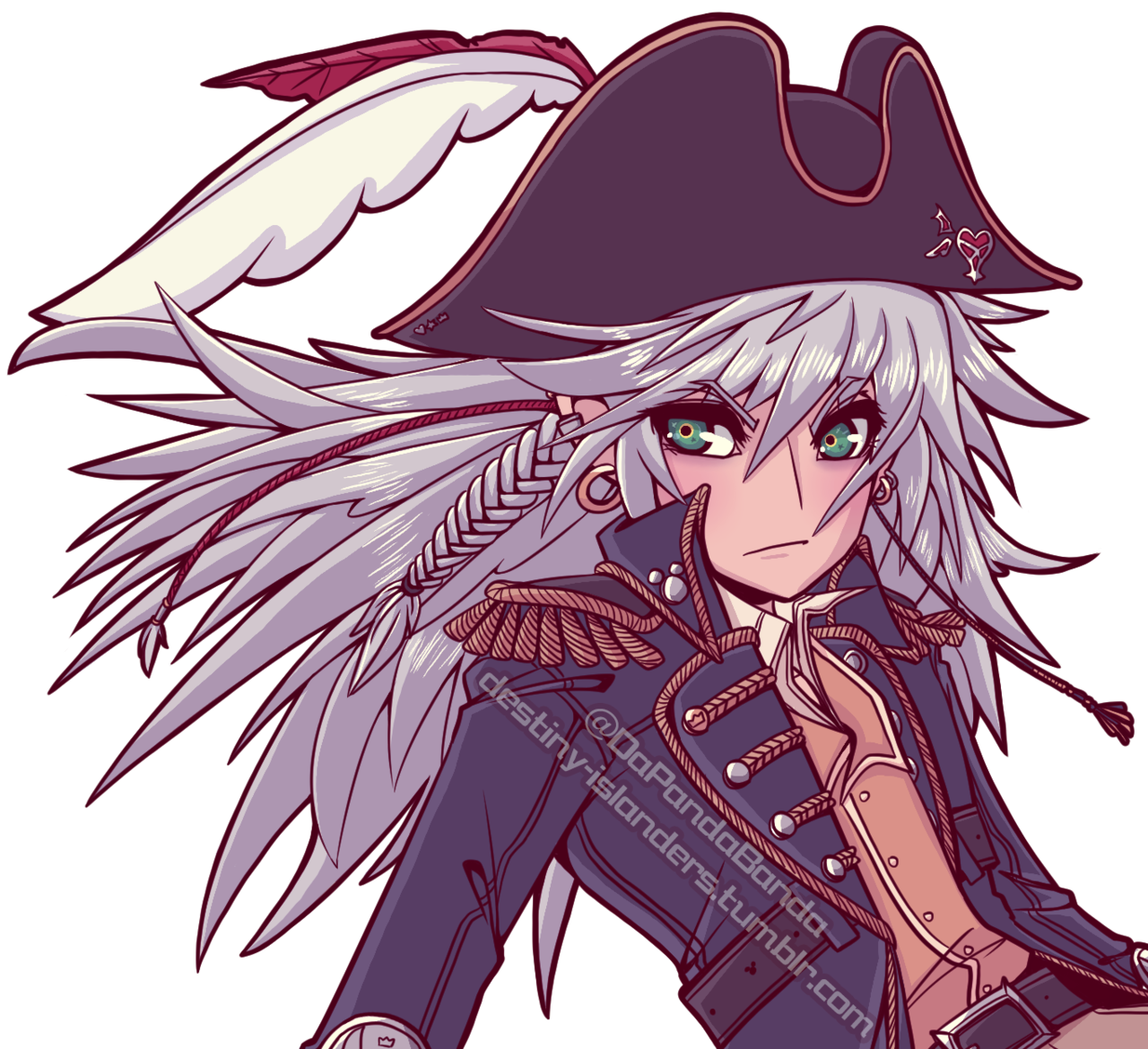 destiny-islanders:  Aaaand here’s pirate Riku! Now the whole Destiny trio can explore