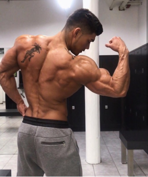 dafyddbach:  Nicolas Iong for 7700 followers  For more muscle hunkery follow @dafyddbach