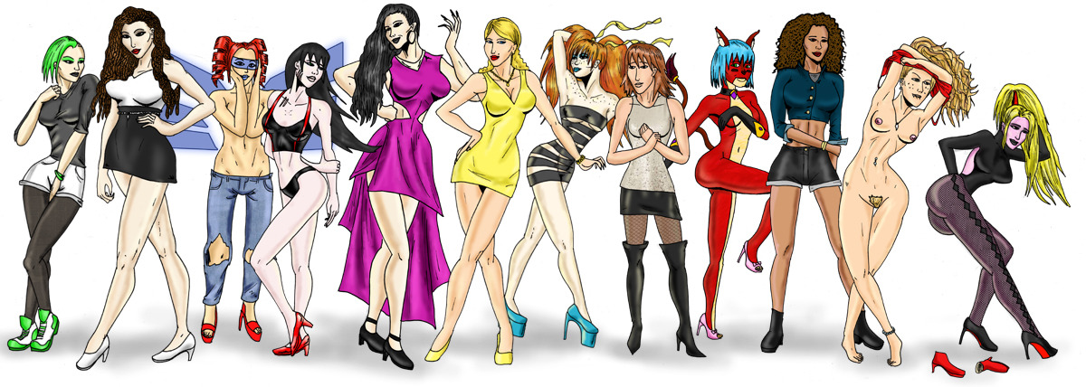 All The Ladies Together  All the girls from the cyberKittenVerse, BeholderVerse and