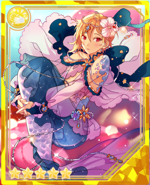 Some Enstars fake cards I did of Nazuna/exValk for good ol’ Twitter dot com spanning about 5 years (