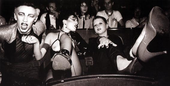 downtowner305:  Siouxsie, Debbie and Steven at Screen On The Green. 