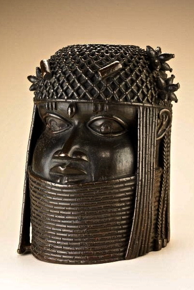 Commemorative Head of an Oba, a ruler of the Benin Empire. Benin Empire, 16th century