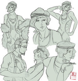 snowdumpling:  thatpeculiarfangirl:  hana-designs:  No… but like… I’m so into this 1920′s/flapper/Charleston dancing Suyin AU, you don’t understand &lt;3 If I could put in a sneaky fan art request from this AU for my upcoming birthday, i could