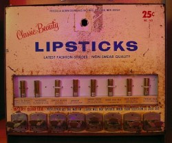  1950’s lipstick vending machine 
