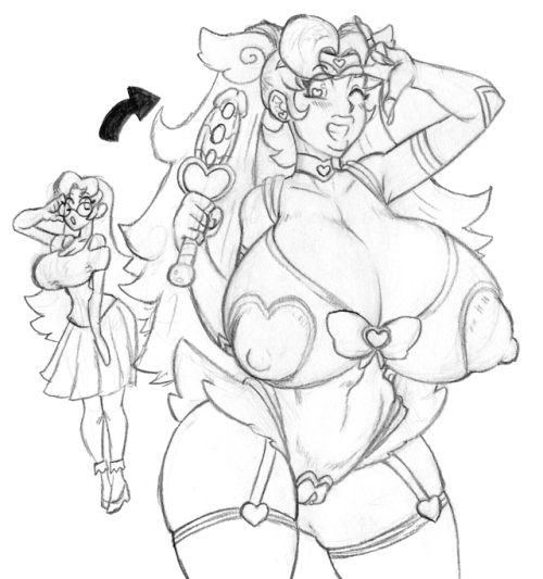 kentayuki:    Pleasure Princess: Melon Angel   Imagine like… A magical girl show but the main character must undergo some bimbo tf to beat the baddies @drakdoodles Juni watches this 