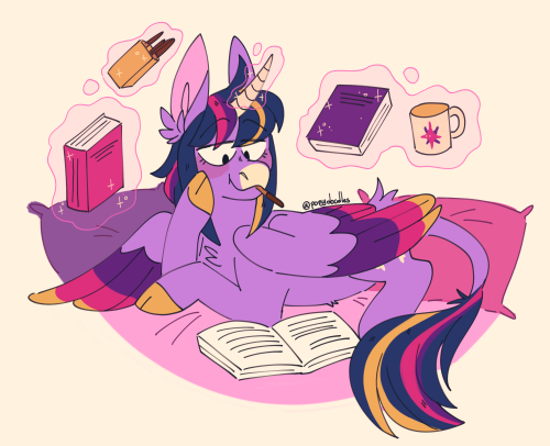 nothing more relaxing than (several) good books and your favorite snacks &lt;3