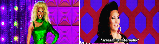 comeonkatya:  amorremanet: Michelle Visage + hating green (dedicated to @genresavvygentleman)