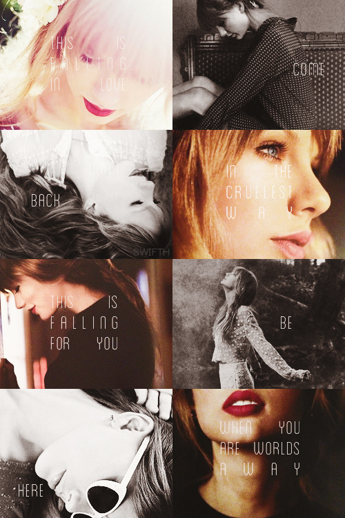 swifth:  I don't wanna miss you like this   