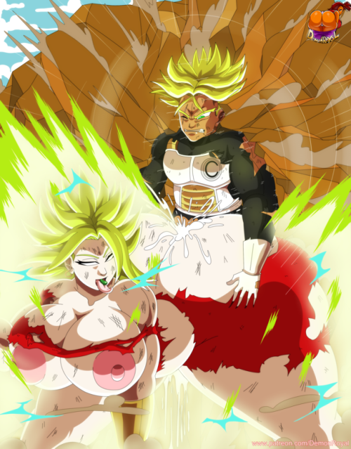 demonroyal: Commission https://dl.dropboxusercontent.com/u/28845411/Commission%20shop.swf Female broly battle! 