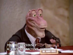 moosefeels:  audible-smiles:  zaininomega:  I fucking loved this show.True facts: Jim Henson studios used Dinosaurs as a platform on which they presented real world issues like sexual harassment and homophobia, which at the time (early 90’s) wasn’t