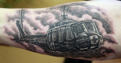 arrowsandemberstattoo:  Helicopter Madness- Tattoo Done by Sean Ambrose at Arrows &amp; Embers Custom Tattoo, Concord New Hampshire