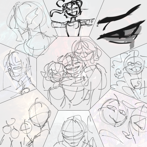 Some Wips Of Artworks I Pkan To Work On For The Ithaca Saga AND For The Whole Musical As A Whole!! :D