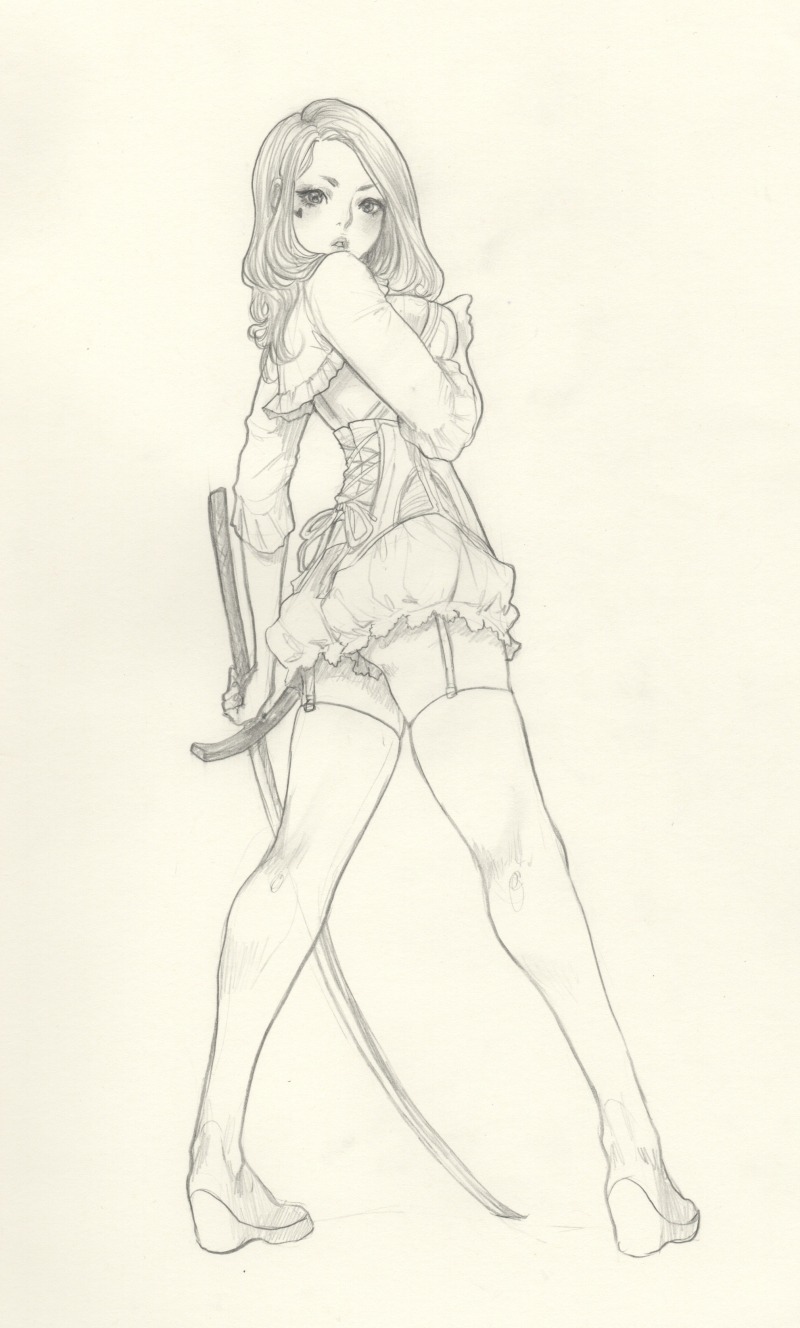 yasahime:  drawings on storenvy 
