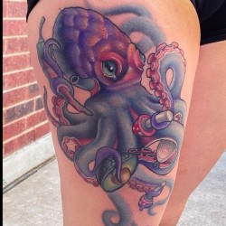 artmachineproductions:  Octopus #tattoo by