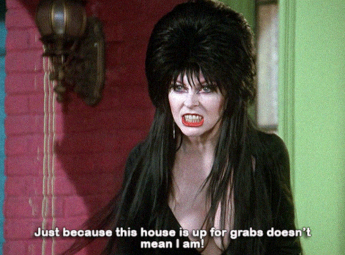magnusedom:Cassandra Peterson as ElviraELVIRA: MISTRESS OF THE DARK (1988) dir. James