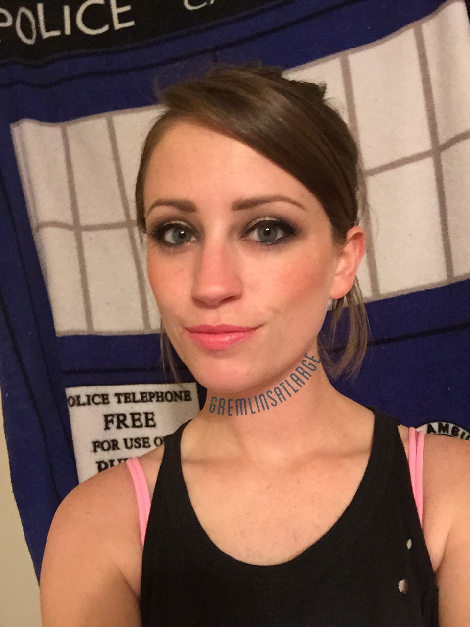 gremlinsatlarge:  At it again with that mysterious neck tattoo