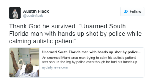 the-real-eye-to-see:  This is horrifying! He had his hands up then the cop shot him! WTF? This has passed all the bounds of what is permitted! What’s their stupid excuse this time?   Every time a black guy gets shot, they blame the black guy. Let’s