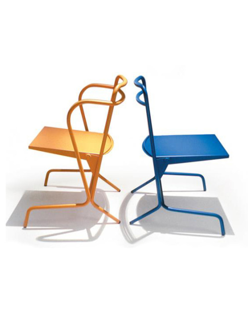 Konstantin Grcic, folding chair Start, 1993. For Cappellini. The idea of this chair is based on cine