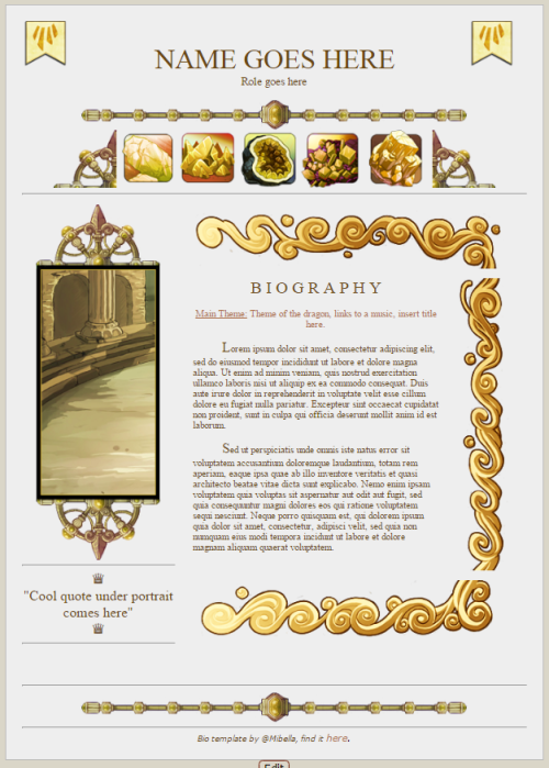 Heres Some Sweet Free Template Bios And Ressources You Can Find Here!