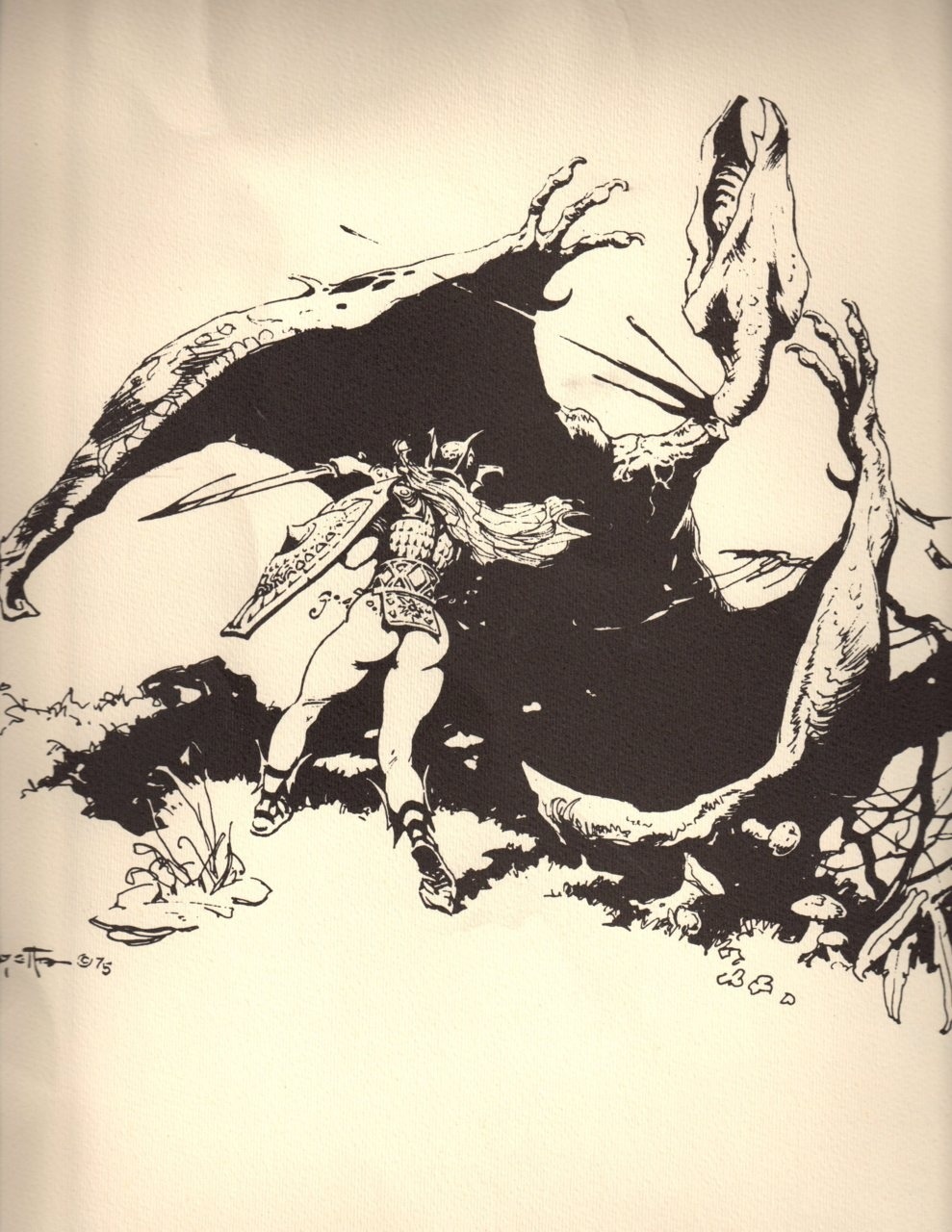fortheloveofdccomics:  Frank Frazetta The Lord of the Rings 
