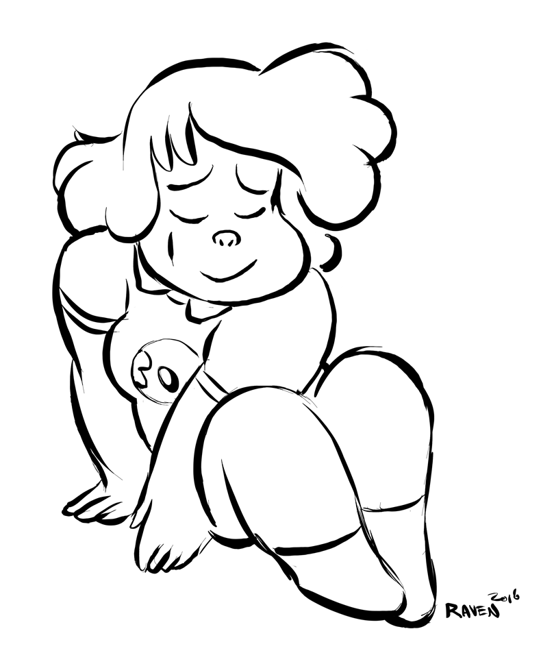 raveneesimo:  Saturday Morning Sadie sits sweetly.