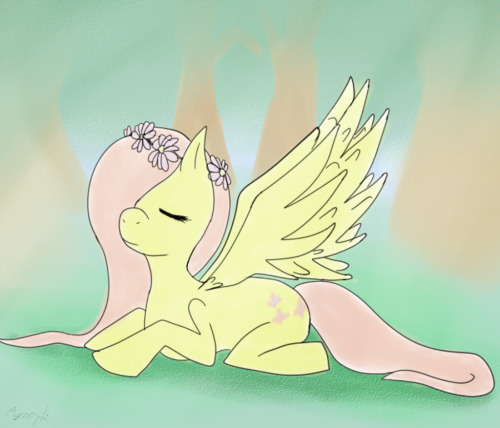 cocoa-bean-loves-fluttershy:  Serene by Mynnyk  <3