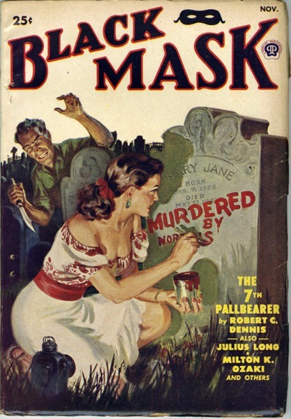 Black Mask magazine covers.
