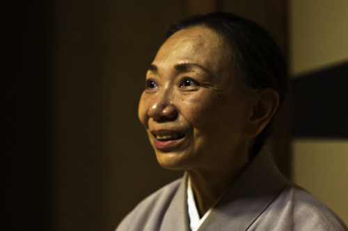 Ochaya (lit. &ldquo;tea house&rdquo;, actually geisha establishment) proprietor in Gion Higa