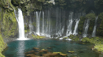orbo gifs fujinomiya shiraito falls banshy