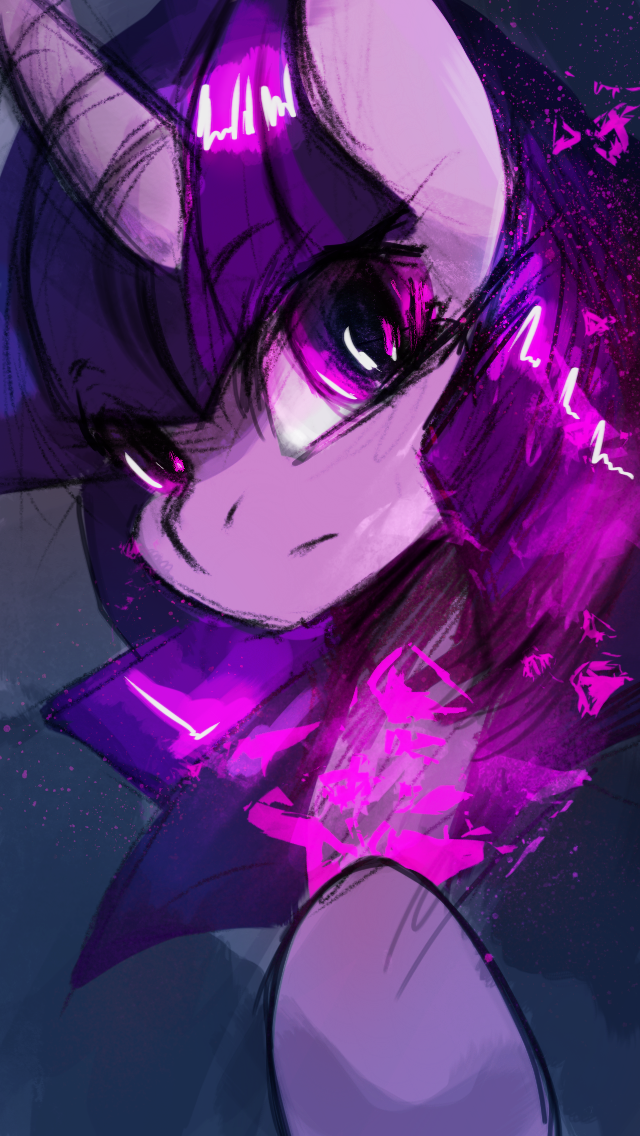 Twilight scribble made in Procreate Pocket.   The app feels more intuitive than Autodesk