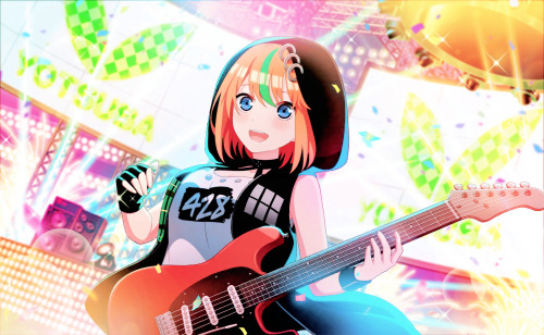 RECOLORED | Girls Band  ↳ ☆ ° Yotsuba Nakano ♡ ° ☆