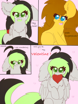 askbreejetpaw:  I.. I’d like to spend Hearts and Hooves day with you.. &gt;///&lt;   Eeee! X3 &lt;3