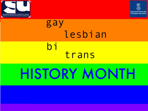 Swansea University Student&rsquo;s Union LGBT History Month celebrations have begun!!!Hold on fo
