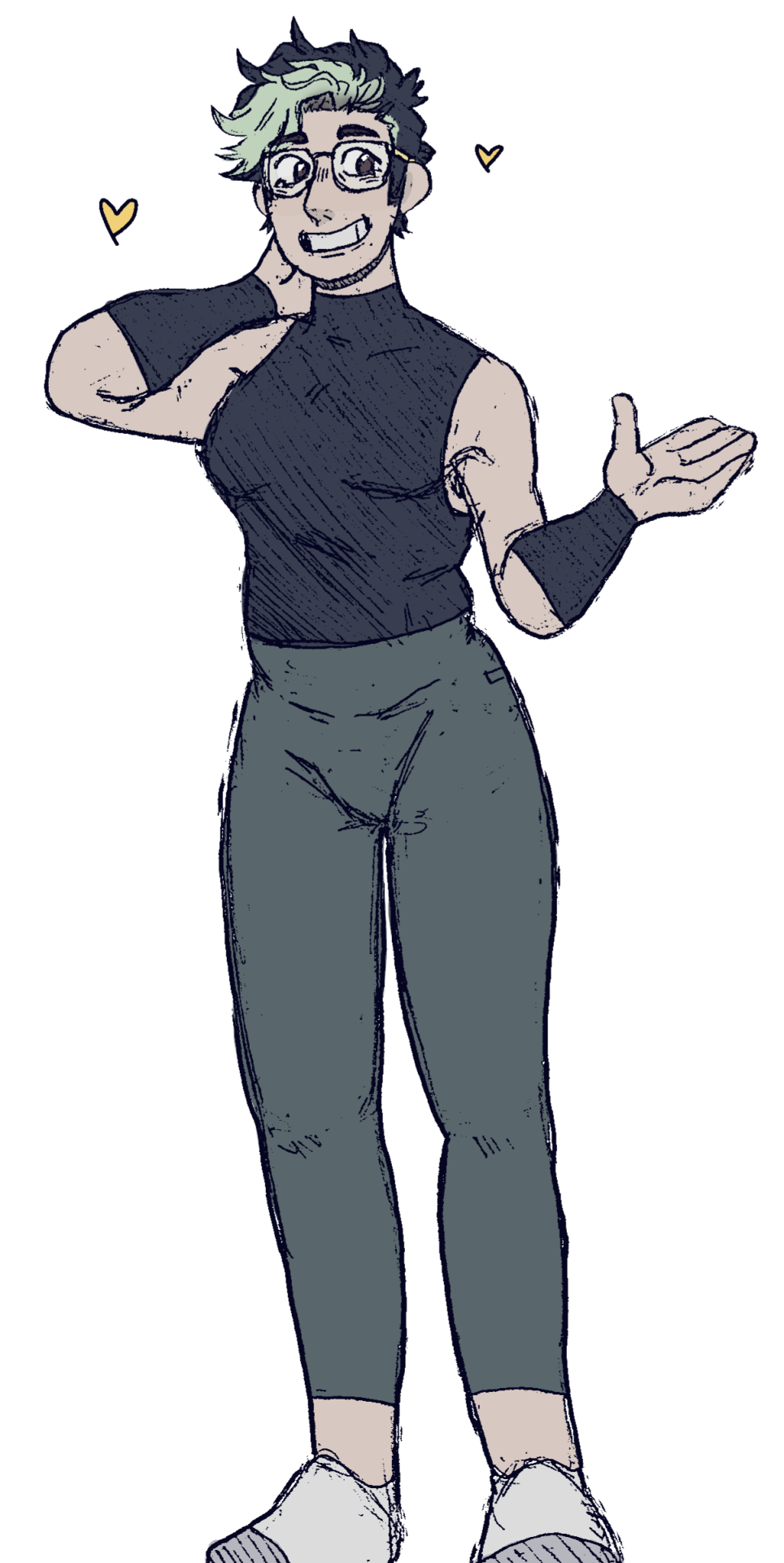 Whattt I Totally Didn't Draw Myself Next To My Narrator Design For Self Comfort/comparison/ Bc I'm Obsessed