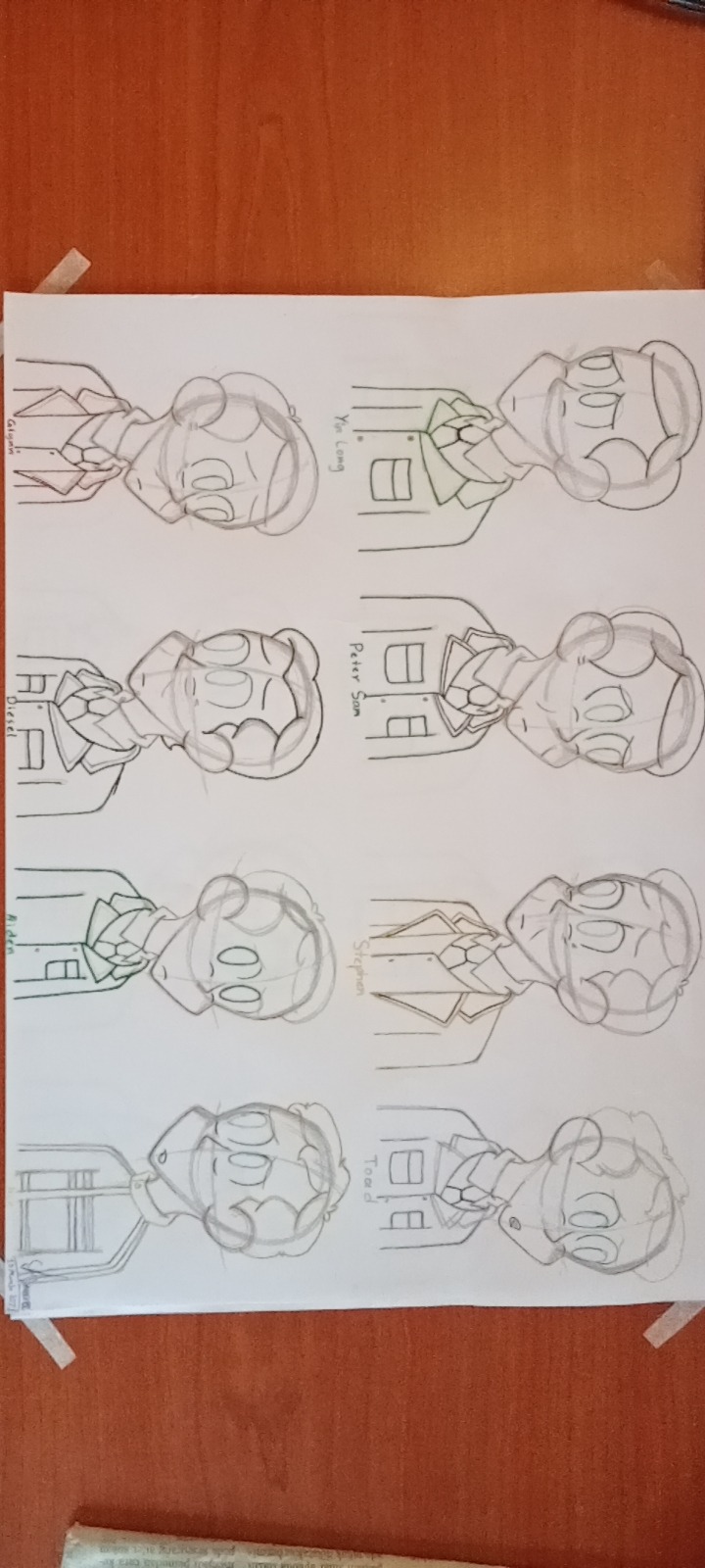 I Drawn Some Male Characters From Thomas & Friends, TUGS And Theodore Tugboat. I Hope You're Going To