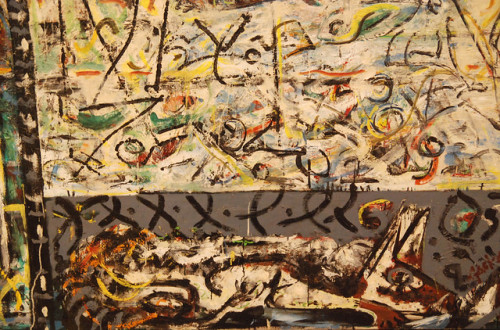 Guardians of the Secret - Jackson Pollock (detail) on Flickr.