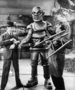 Bela Lugosi (left) in The Phantom Creeps,