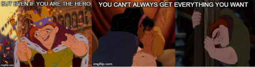 with-all-hiscrookedheart:  Why The Hunchback of Notre Dame is one of my favorites. Amazing, under-appreciated Disney movie, with some beautiful lessons. And great songs :) 