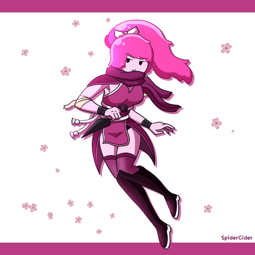 spiderciderko:Kunoichi Bubblegum🌸