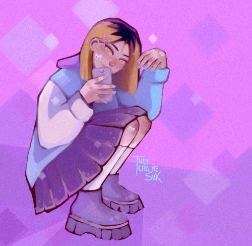 WELL, I tried to color without lineart jsjs o algo así … This Kenma is for boonoonie´s DTIYS 